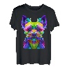 Yorkshire Terrier buntes Pop Art Porträt für Hundebesitzer T-Shirt