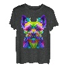 Yorkshire Terrier buntes Pop Art Porträt für Hundebesitzer T-Shirt