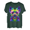Yorkshire Terrier buntes Pop Art Porträt für Hundebesitzer T-Shirt