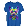 Yorkshire Terrier buntes Pop Art Porträt für Hundebesitzer T-Shirt