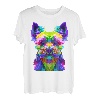 Yorkshire Terrier buntes Pop Art Porträt für Hundebesitzer T-Shirt