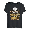 Herren Seine Majestät Der Koch Lustig Küchenchef Essen Kochen T-Shirt