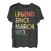 70 Jahre alte Legende seit März 1953 70. Geburtstag T-Shirt