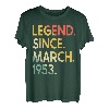 70 Jahre alte Legende seit März 1953 70. Geburtstag T-Shirt