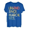 70 Jahre alte Legende seit März 1953 70. Geburtstag T-Shirt