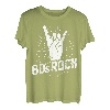 80s Rock Tshirt Kostüm Kleidung Herren Frauen Musik Band Party
