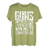 Waffen töten keine Menschen Väter mit hübschen Töchtern T-Shirt