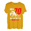 Herren Vor 70 Jahren war ich mal der schnellste Geburtstagsspruch T-Shirt