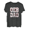 Herren Old English Bulldog Dad T Shirt OEB Papa Geschenk Bulldogge