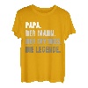 Herren Papa Mythos Legende Vater Geburtstag Vatertag Väter Papas T-Shirt