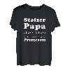 Herren Stolzer Papa einer kleinen Prinzessin Vatertag Vater T-Shirt