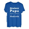 Herren Stolzer Papa einer kleinen Prinzessin Vatertag Vater T-Shirt