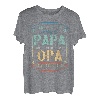 Herren Ich habe zwei Titel papa und opa T shirts Geschenkidee Opa T-Shirt