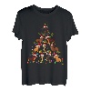 Dackel Dachshund Weihnachten Hundebaum Lustiges Geschenk T-Shirt