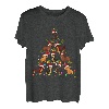 Dackel Dachshund Weihnachten Hundebaum Lustiges Geschenk T-Shirt