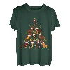 Dackel Dachshund Weihnachten Hundebaum Lustiges Geschenk T-Shirt