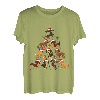 Dackel Dachshund Weihnachten Hundebaum Lustiges Geschenk T-Shirt