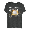 Volleyball und Bier | Volleyball & Bier, Volleyball Geschenk T-Shirt