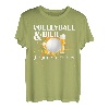 Volleyball und Bier | Volleyball & Bier, Volleyball Geschenk T-Shirt