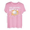 Volleyball und Bier | Volleyball & Bier, Volleyball Geschenk T-Shirt