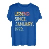30 Jahre alte Legende seit Januar 1993 30. Geburtstag T-Shirt