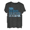 Herren Papa Der Mann Der Mythos Die Legende Vatertag Vater T-Shirt
