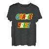 Grazie Vale - bunte mehrfarbige knallige Schriftart T-Shirt