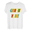 Grazie Vale - bunte mehrfarbige knallige Schriftart T-Shirt