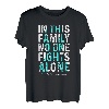 In dieser Familie kämpft niemand alleine PCOS Awareness T-Shirt