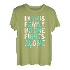 In dieser Familie kämpft niemand alleine PCOS Awareness T-Shirt