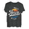 Best Amca Ever Türkischer Onkel Retro Geschenk T-Shirt