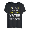 Herren Maler Vater Malermeister Papa Lackierer Weißbinder Spruch T-Shirt