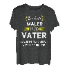 Herren Maler Vater Malermeister Papa Lackierer Weißbinder Spruch T-Shirt