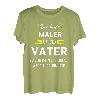 Herren Maler Vater Malermeister Papa Lackierer Weißbinder Spruch T-Shirt