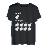 Nerdiges Rabbit Bit Byte Informatiker T-Shirt