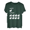 Nerdiges Rabbit Bit Byte Informatiker T-Shirt