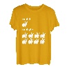 Nerdiges Rabbit Bit Byte Informatiker T-Shirt