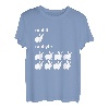 Nerdiges Rabbit Bit Byte Informatiker T-Shirt