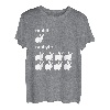 Nerdiges Rabbit Bit Byte Informatiker T-Shirt