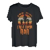 Herren Tired Twin Dad Daddy Papa Sohn Tochter Stiefvater Poppa T-Shirt
