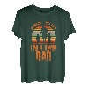 Herren Tired Twin Dad Daddy Papa Sohn Tochter Stiefvater Poppa T-Shirt