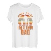Herren Tired Twin Dad Daddy Papa Sohn Tochter Stiefvater Poppa T-Shirt
