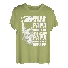 Herren Bärtiger Papa Lustige Bart Herren Vatertag Geschenk-Idee T-Shirt