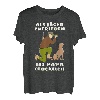 Als Jäger zufrieden als Papa Glücklich Jagd Jagen Jäger T-Shirt