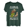 Als Jäger zufrieden als Papa Glücklich Jagd Jagen Jäger T-Shirt