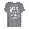 6er-Pack Coming Soon Lustiger großer Bauch T-Shirt