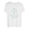 Anker Electric Modern Küste Meer Liebe Wasser Hafen T-Shirt