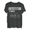 Bester Eishockey Papa Vater Eishockey Definition Vatertag T-Shirt