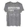 Bester Eishockey Papa Vater Eishockey Definition Vatertag T-Shirt