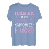 Feminismus Mädchenpower Emanzipation Feministin Geschenk T-Shirt